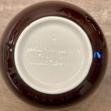 Sugar bowl - Villeroy &amp; Boch - Made in Luxembourg - made in dark brown ceramic