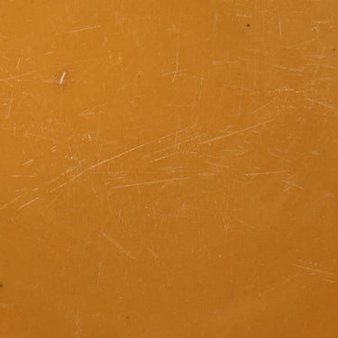 Speiseteller / Essteller - Boch - Modell SATURNE in quadratischer Ausführung und in Orange lackiert