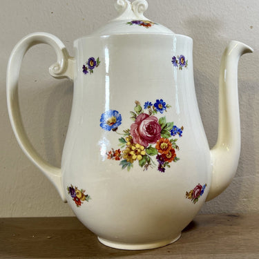 Coffee pot - Petrus Regout - model BOUDEWIJN - decor PEONY