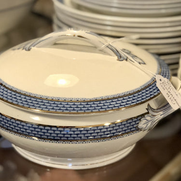 Terrine - klein - Société Céramique Maestricht - décor ELVIRA blauw
