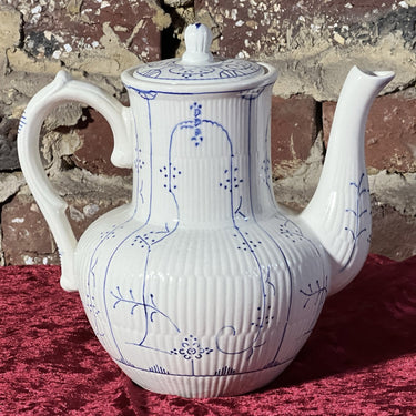 Kaffeekanne / Kaffeekännchen - Boch - Dekor COPENHAGUE blau