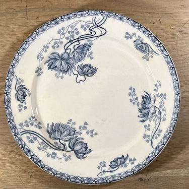 Dinerbord / Eetbord - Sarreguemines - décor ROYAT in blauw