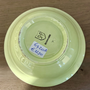 Bowl - deep, round, model - children's tableware - Schramberg (SMF) - decor with green that goes from light to darker