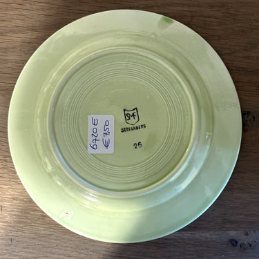 Breakfast plate / Dessert plate - children's tableware - Schramberg (SMF) - decor with green that goes from light to darker