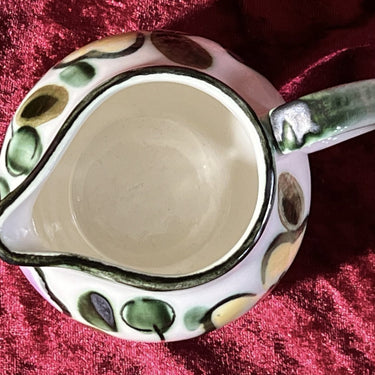 Milchkännchen - Boch - Form MENUET - Dekor IN THE MOOD mit weiß/cremefarbener Innenseite