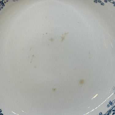 Tazza / Presentation dish - on high foot - Petrus Regout - BERTHA decor in blue