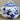 Zuckerdose - Boch - GRAND BOUQUET Dekor in blau - NAMUR Form