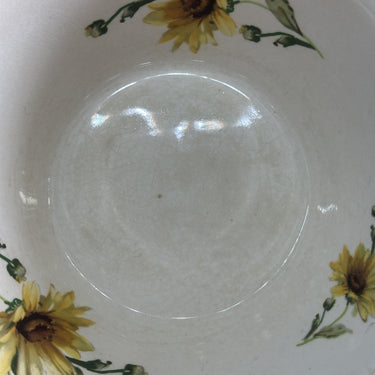 Schaal / Kom - rond, wijd uitlopend, model - Villeroy & Boch - uitgevoerd in donkergele buitenzijde