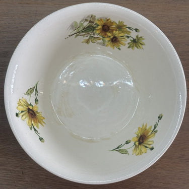 Schaal / Kom - rond, wijd uitlopend, model - Villeroy & Boch - uitgevoerd in donkergele buitenzijde