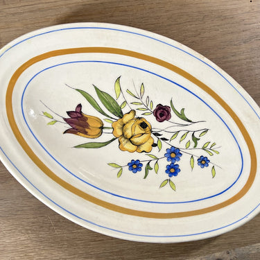 Saure Schale / Ravier - Boch - Dekor D.1687 / D1687 - Form GAND - Design von Charles Catteau