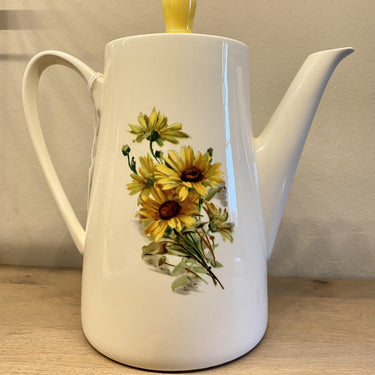 Kaffeekanne - Boch oder Villeroy &amp; Boch (nicht gemarkt) - Dekor MARGUERITES / MARGRIETEN