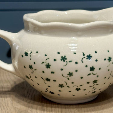 Milk jug - Boch - FLORA decor in green - FESTIVAL shape