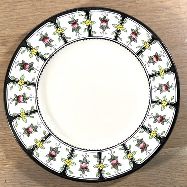 Breakfast plate / Dessert plate - Petrus Regout - model JACOBA (design Johan Lint) - decor MODEST (1922 - 1927)