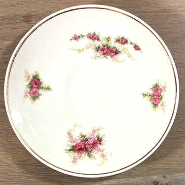 Underplate / Dish - Petrus Regout - decor 085 / DOUBLE ROSE - model BOUDEWIJN