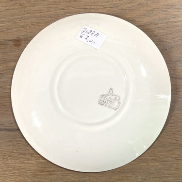 Underplate / Dish - Petrus Regout - decor 085 / DOUBLE ROSE - model BOUDEWIJN