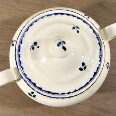 Zuckerdose - Nimy - Dekor mit kleinen Blumen