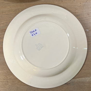 Deep plate / Soup plate / Pasta plate - Petrus Regout - GOLDEN RAIN decor with yellow (bell) flowers