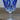 Glass / Liqueur glass on foot - VMC Reims (Verreries Mècaniques Champenoises) - Harlequin in (lighter) blue