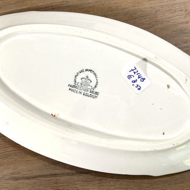 Sauerteig / Ravier - Nimy - Dekor mit Früchten, Blumen und Vögeln im Jugendstil-Design