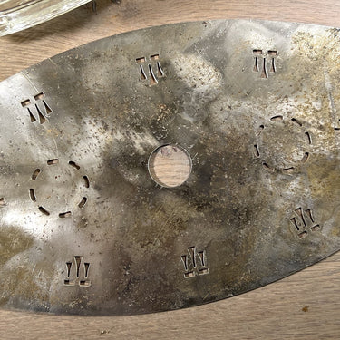 Rechaud / Doppelteelicht - Verkade Waxine - aus schwerem Glas mit verchromtem Metalldeckel