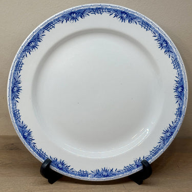 Bowl / Plate - larger, round, model - Boch - RUSTIQUE decor in blue