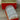 12x Glasuntersetzer - in rot-goldfarbener Box