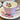 Tasse und Untertasse - unmarkiert - Pastellrosa mit rosa Rosen und goldenen Akzenten