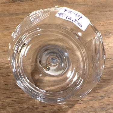 Ringständer - aus hellblauem Glas