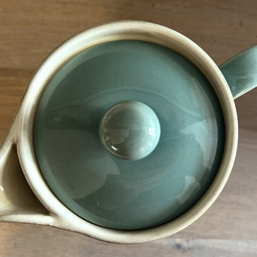 Coffee pot - sturdy large model - Denby Stoneware - in the color Manor Green