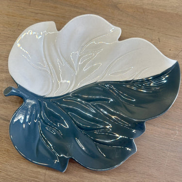 Candy dish / Cookie dish - Carlton Ware Handpainted - made in two colours, half grey, half cream