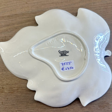 Candy dish / Cookie dish - Carlton Ware Handpainted - made in two colours, half grey, half cream