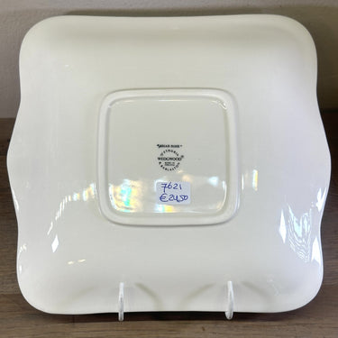 Bowl / Presentation bowl - square model - Wedgwood - BRIAR ROSE decor