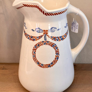 Lampet jug - German (brand unknown to us) - Musterschutz 2502 - Jugendstil / Art Nouveau décor