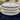 Terrine - oval und niedrig - PB &amp; S. (Powell Bishop &amp; Stonier) - Dekor ROYAL hellblau mit Löwen