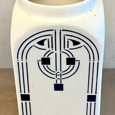 Voorraadpot / Voorraadbus voor cacao KWATTA - aluminium deksel - Art Nouveau