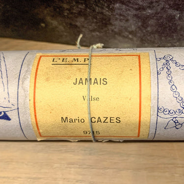 Music roll - Jamais Valse - Mario Cazes - 9715 - Publications Francis DAY 11