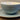 Tasse und Untertasse in Seladon-Graublau - Petrus Regout 1950er Jahre