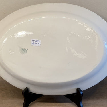 Waage - oval - Boch - Größe 12 - Dekor blauer Rand