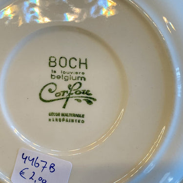Platzteller - Boch Corfou - Dekor aus braunem Rand mit hellbraun melierter Innenseite
