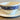 Sauciere / Untertasse - rundes Modell mit zwei Ausgießern auf festem Sockel - Boch - Dekor D. 5172