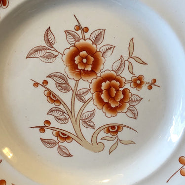 Breakfast plate / dessert plate - Petrus regout - decor JAPAN (1868)