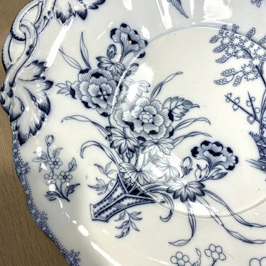 Bowl / underbowl tureen - Minton &amp; Co - MONA blue decor