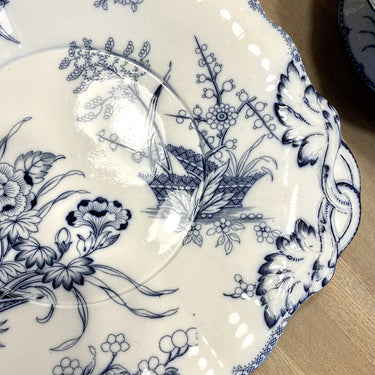 Bowl / underbowl tureen - Minton &amp; Co - MONA blue decor