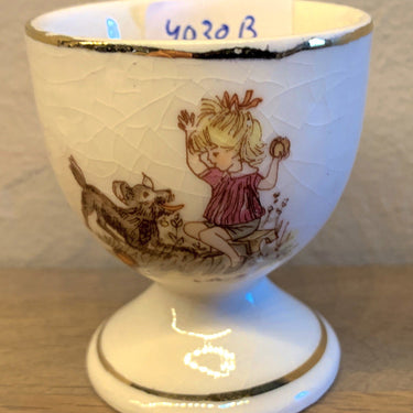 Egg cup / children's egg cup / children's tableware - porcelain