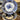 Breakfast plate - Société Céramique - SADO decor - blue with luster