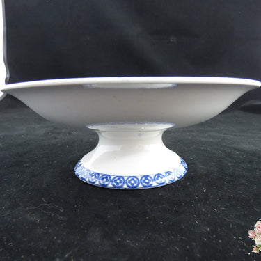Schaal op voet / Tazza – decor Rouen (1865-1900).