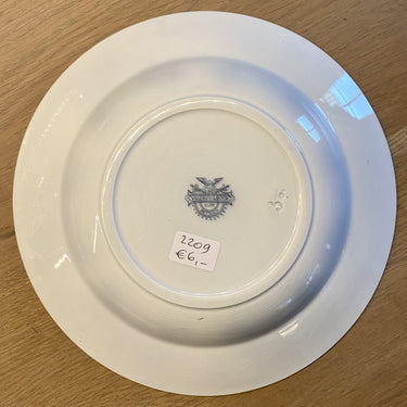 Deep plate / soup plate - Villeroy &amp; Boch - decor ELBE liquid blue