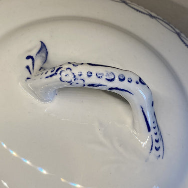Terrine größer - Boch - Dekor GG blau