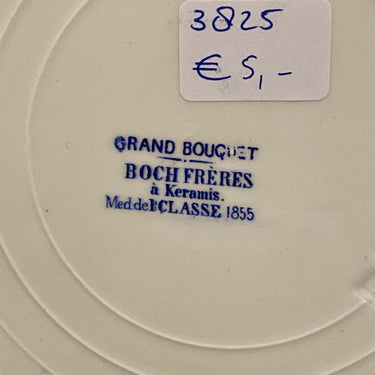 Teller - tief - Boch - Dekor GRAND BOUQUET blau