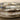 Obstschale / Bonbonschale mit verchromtem Metallrand und Steingutsockel